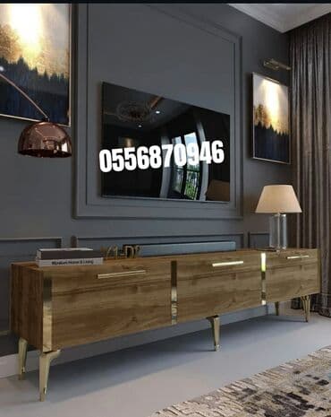 laminat qiyməti: Yeni, Düz TV altlığı, Polkalı, Laminat, Azərbaycan — 10