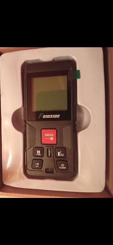 led isiq masin ucun: Lazer metre 120 metr olcur kub,kvadrat uckunc olcur — 1
