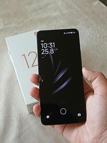 iphona 6 plus: Xiaomi 12 Lite, 256 GB, rəng - Qara, 
 Zəmanət, Barmaq izi, Simsiz şarj — 2