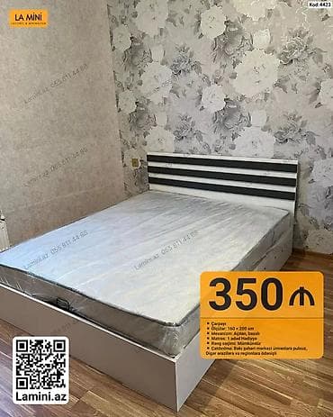 Çarpayı – Kod: 4423 - Ölçülər: 160 × 200 sm - Mexanizm: açılan lalafo.az -da Çarpayı – Kod: 4423 - Ölçülər: 160 × 200 sm - Mexanizm: açılan