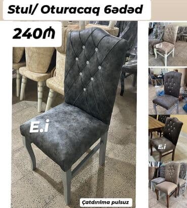 Uşaq və gənc otağı üçün dəstlər: Stul oturacaq sifarisle