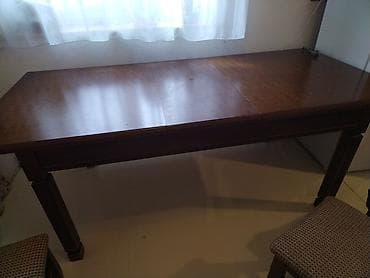 Qonaq masası, Açılan, Taxta, Dördbucaq masa — 5