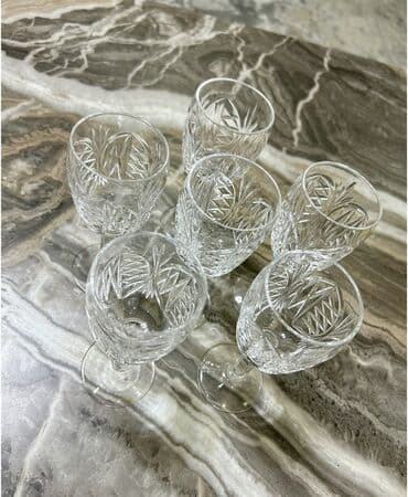 suse qab: Qədəhlər, Xrustal, 6 ədədli dəst — 2