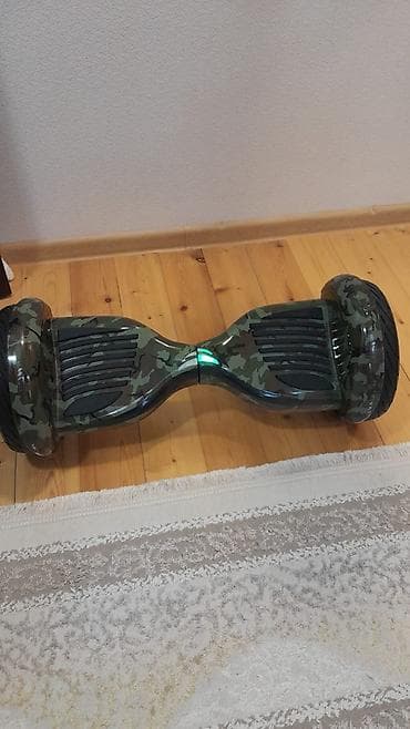 simli ped: Korpus: Yaşıl/kamuflyaj dizaynlı elektrikli hoverboard (özünü — 2