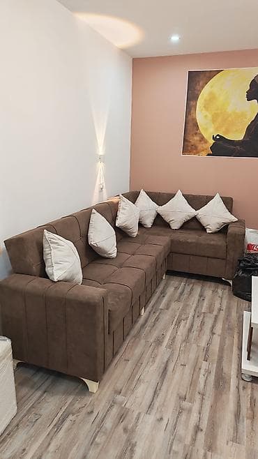 kunc servant: Künc divan dəsti – rahat və geniş oturma sahəsi ilə müasir — 2