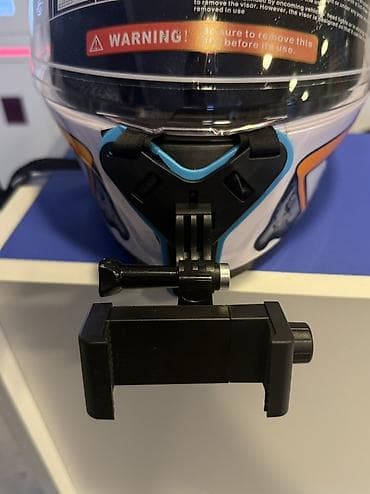 moto 360: Motosiklet dəbilqəsi üçün ağız hissəsinə quraşdırılan telefon tutacağı — 3