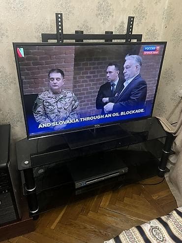 TCL LED televizor + şüşə TV stendi TƏCİLİ satilir - Ekran diaqonalı