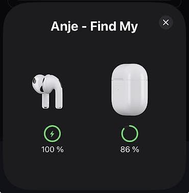 Qulaqcıqlar: İşlənmiş Simsiz (Bluetooth) Qulaqcıqlar, Apple, rəng - Ağ — 9