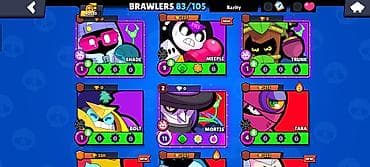 cayci isi: Brawl Stars hesabı – inkişaf etmiş profil - Kupa: 40,530+ - Səviyyə — 9