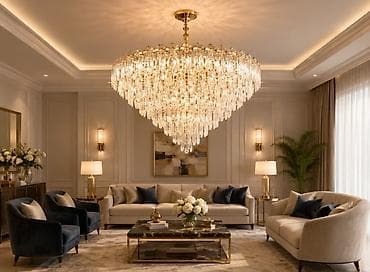 Çılçıraq, 10 və daha çox lampa, Metal — 6