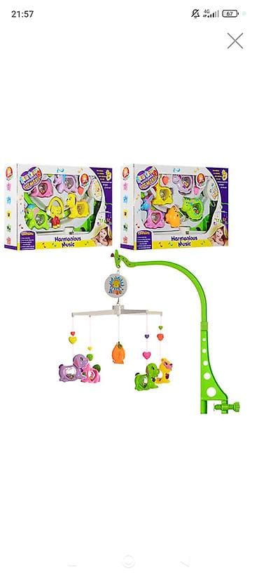 hamam ucun lambirin: Uşaq beşiyi üçün musiqili mobil - Model: Harmonious Music - Tərkib — 1