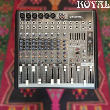 səs mikşeri: Mikşer pultu Mackie ProFX12 Xüsusiyyətləri:Built-In Power Amplifier — 1