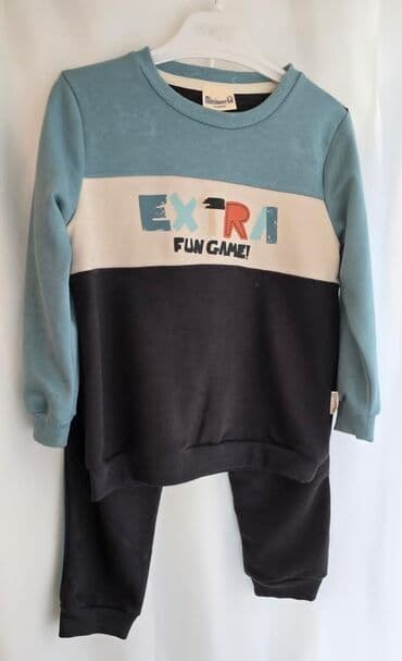 Uşaq üçlü idman dəsti – Miniworld - 2 hissəli dəst: sweatşört və