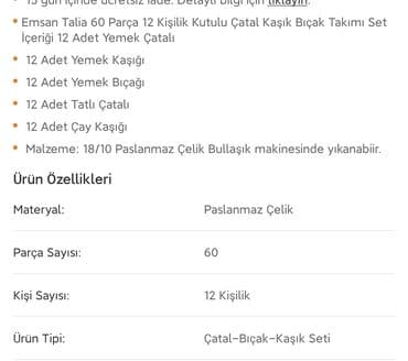 60 illik yubiley tortu: EMSAN dest. Yeni. 12 nefelik. cemi 60 parca — 5