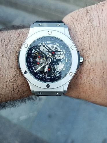 saat vitirni: Yeni, Qol saatı, Hublot, rəng - Boz — 4