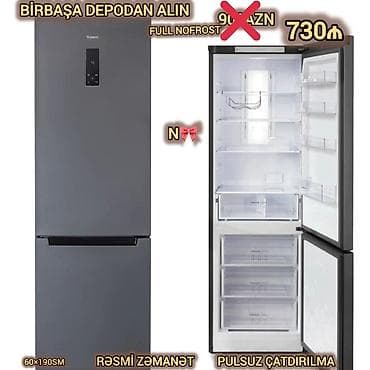 ipad satilir: Soyuducu BİRYUSA – Full NoFrost, sensorlu idarəetmə ilə - Ölçü: 60 × — 1