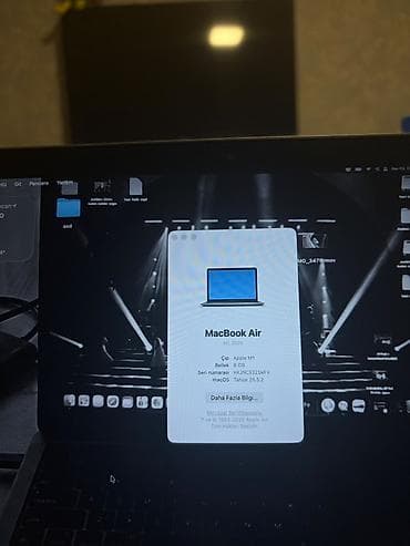 lalafo macbook: Apple MacBook Air 13" (M1, 2020) – Space Gray - Prosessor: Apple M1 — 7