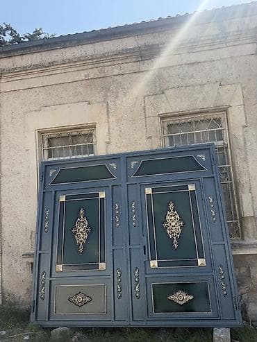 sveler: Yeni Dəmir Həyət darvazası, Yana açılan, 3 m, Mexaniki, Qapı ilə, Kredit var, Ödənişli quraşdırma, Ünvandan götürmə, Ödənişli çatdırılma, Rayonlara çatdırılma — 4
