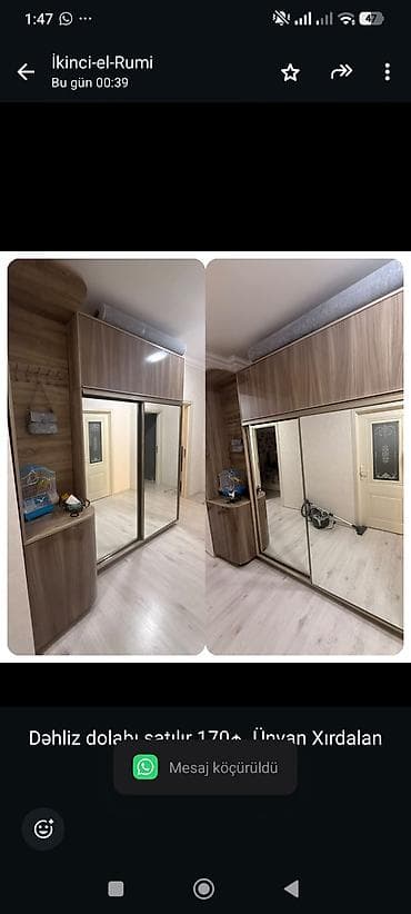 seyf dolab: Dəhliz dolabı satılır 170₼. Ünvan Xırdalan &Rumi — 1