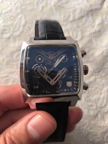 monaco saat qiymeti: Qol saatı, Tag Heuer, rəng - Qara — 4