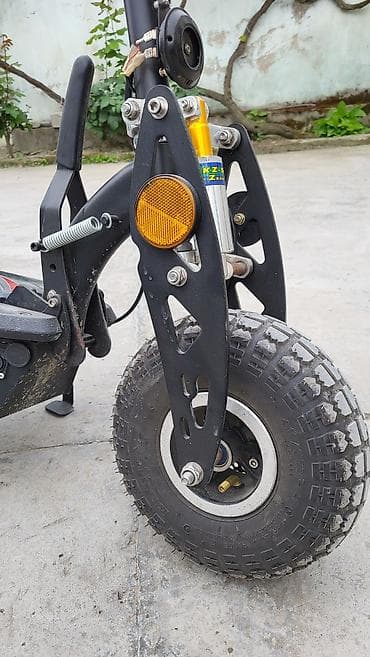 Velosiped ehtiyyat hissələri: Elektrik skuter – oturacaqlı, güclü amortizasiya və tam işıqlandırma — 7