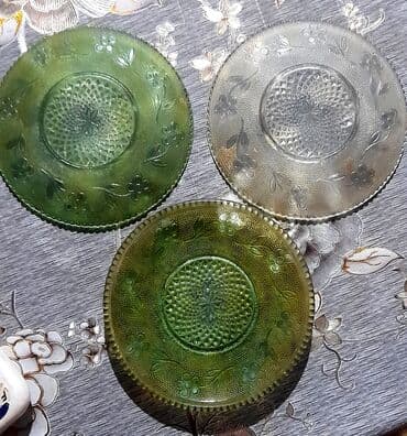 qedimi boşqablar: Boşqablar, rəng - Yaşıl — 1