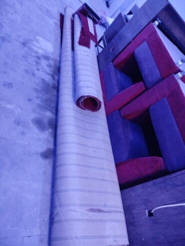 germetik: Qırmızı divan örtüklü xalça – geniş sahələr üçün - Rəng: parlaq — 5