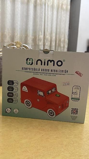Tibbi məhsullar: Nimo kompresörlü araba nebulizatör – Model: HNK-NBL-CAR Məhsul — 1