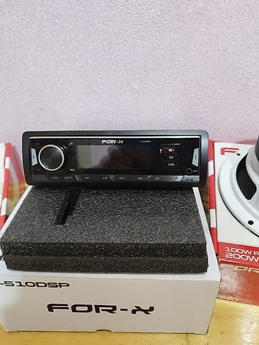 peçlər və kaminlər: FOR-X avtomobil audio dəsti Komplektin tərkibi: - FOR-X X-510DSP 1DIN — 6