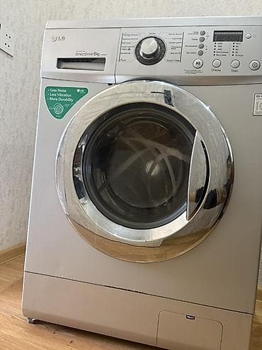 bas masini: Paltaryuyan maşın LG, 6 kq, İşlənmiş, Avtomat, Qurutmasız — 1