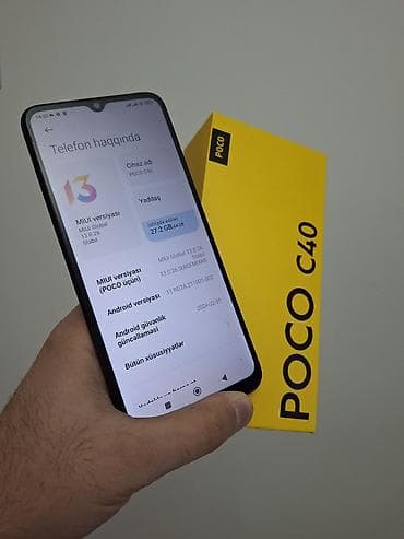 iphone 7 irsad electronics: Poco C40, 64 GB, rəng - Qara, Sensor — 2