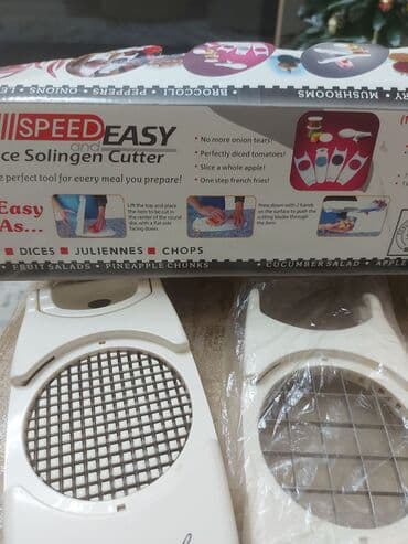 kartof ezen: Salat doğrayan.3 cür razmerdə kubik formasında doğrayır.3 ədəd saxlama — 1