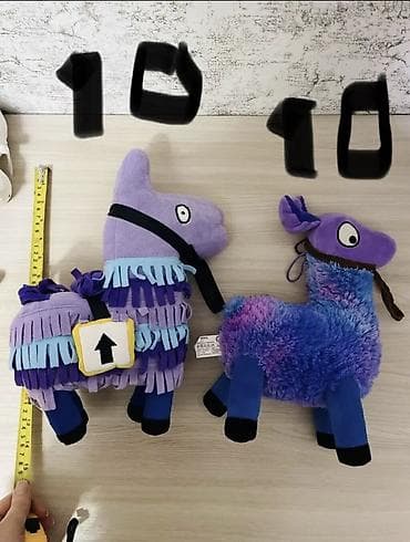 gence oyuncaq magazasi: Мягкие игрушки 
Фиолетовые антилопы Fortnite каждая 10 манат — 5