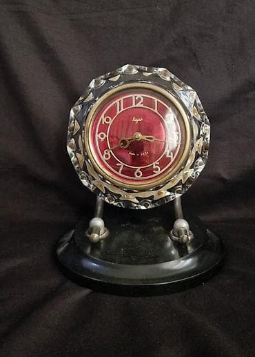 kişi saatlari: Eksklüziv SSRİ “Kojak” kristal masa saatı 1960–80-ci illərə aid nadir — 1