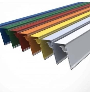 ref: PVC qiymət cibləri və rəf etiket profilləri - Material: yüksək — 1