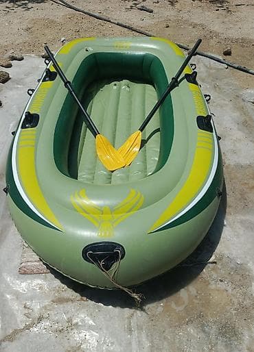 Охота и рыбалка: Şişmə qayıq – “Fishing 400” modeli - Rəng: zeytun-yaşıl/göy-yaşıl və — 1