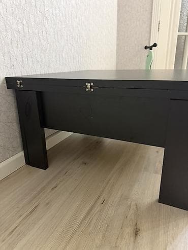 stol stul instagram: Kvadrat masa, Açılmayan, Təkərsiz, Teksturalı laminat, Zəmanətsiz — 2