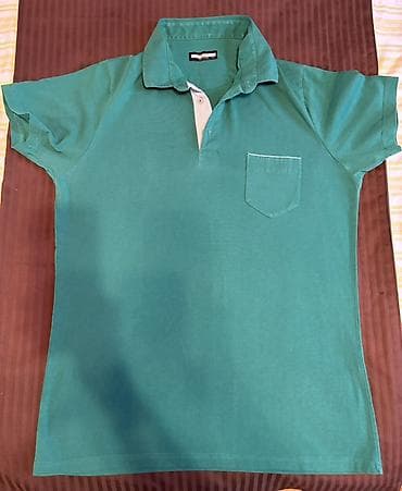 Поло: Polo köynək – yaşıl (turkuaz tonlarında), uzunluğ 70 cm, genişlik 52 — 1