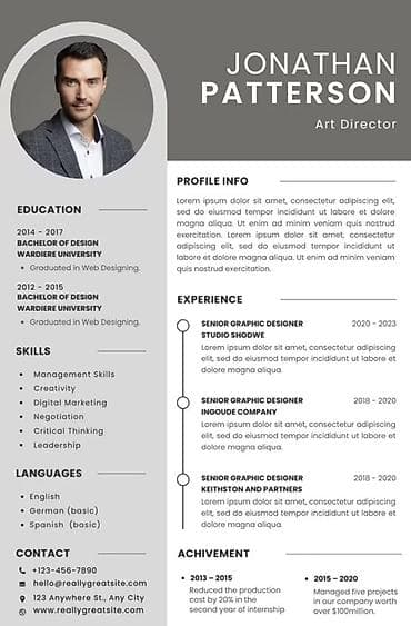 Маркетинг, реклама, PR: Peşəkar və modern Cv-lərin hazırlanması - Müasir, minimal və oxunaqlı — 1