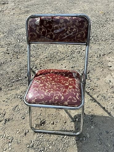 Qatlana bilən metal karkaslı stul - Konstruksiya: Xromlayınmış metal at lalafo.az Qatlana bilən metal karkaslı stul - Konstruksiya: Xromlayınmış metal