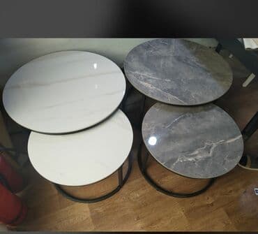 masa 2ci əl: Jurnal masası, Yeni, Açılmayan, Mərmər, Yumru masa — 1