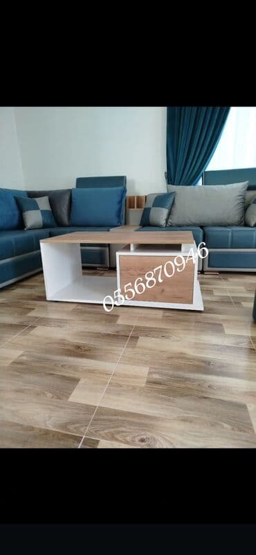 Jurnal masası, Yeni, Açılmayan, Laminat, Dördbucaq masa