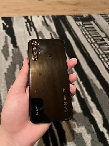 işlənmiş kamera: Redmi Note 8, 64 GB, rəng - Qara, Barmaq izi — 3