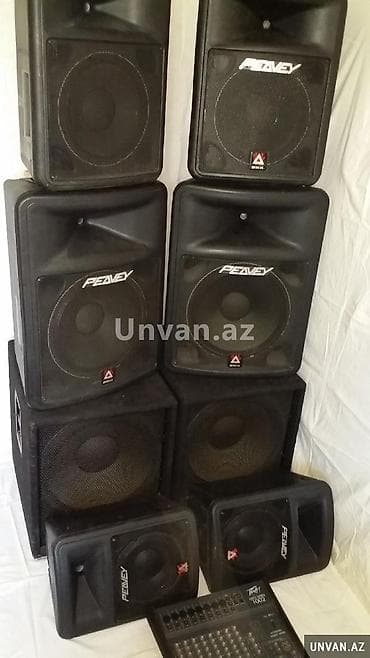 komputer setup: Peavey səsgücləndirmə komplekti - Brend: Peavey - Tərkib: - 6 ədəd — 1