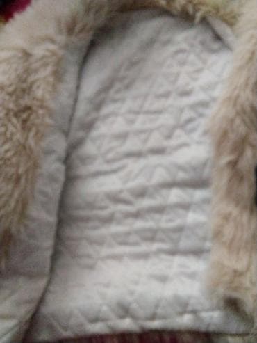 qız uşaq geyimləri: Məhsul: uşaq üçün denim kürk detalı palto - Material: tünd mavi denim — 2