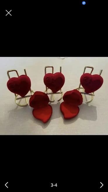 yuxuda qizil sirqa gormek: Üzük qabları – müxtəlif dizayn və rənglər - Modellər: gül (qızıl — 3