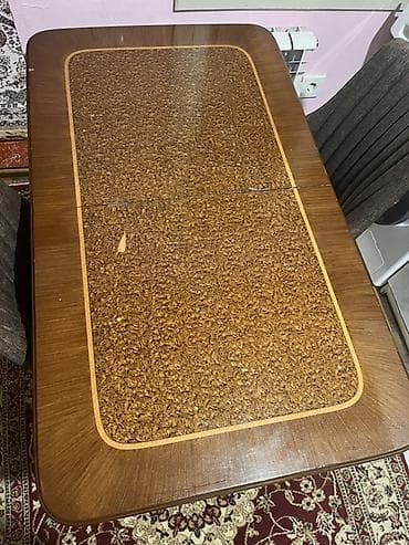 Qonaq masası, İşlənmiş, Transformer, Taxta, Dördbucaq masa — 2