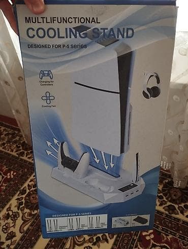 TV və video: PS5 üçün Multifunksional Soyuducu Fan 3 Rejimli soyutma ve 2 eleva — 2