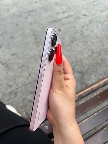 data modem sim card: Redmi 13, 128 GB, rəng - Çəhrayı, Qırıq, Sensor, Barmaq izi — 2