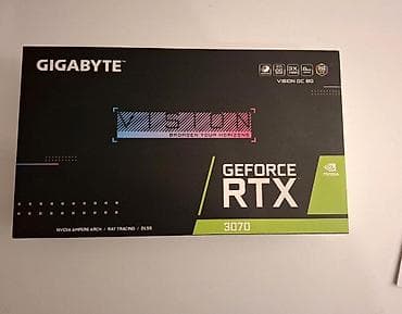 Sərt disklər (HDD): Videokart Gigabyte GeForce RTX 3070, 8 GB — 4